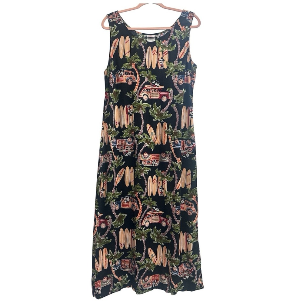 The Disney Store Rayon Summer Sun Dress Beach Mickey Size Large